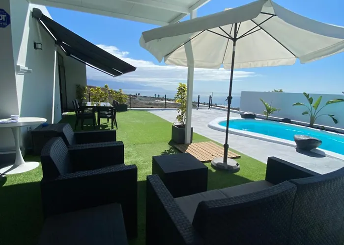 Tagoro Sunset View & Heated Pool Tenerife Semesterbostad *